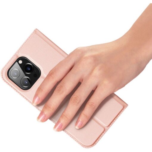DUX DUCIS SKIN PRO Holster für IPHONE 15 Pro rosa – Bild 4