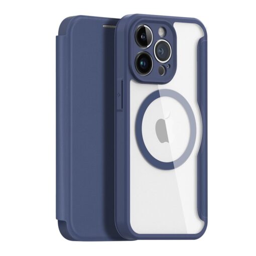 DUX DUCIS SKIN X PRO holster kompatibel mit MagSafe für IPHONE 14 Plus blau