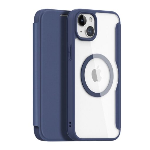 DUX DUCIS SKIN X PRO holster kompatibel mit MagSafe für IPHONE 15 Plus blau – Bild 3