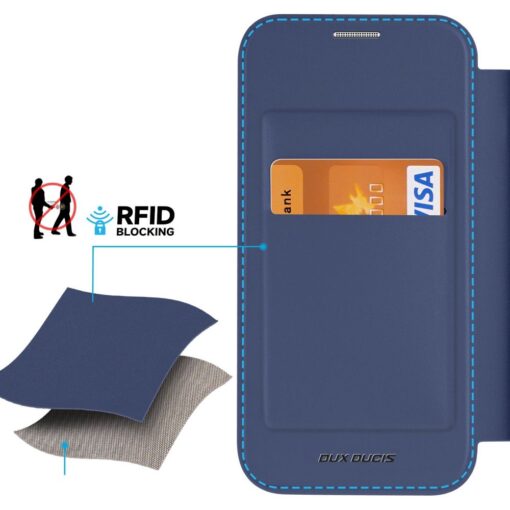 DUX DUCIS SKIN X PRO holster kompatibel mit MagSafe für IPHONE 15 Plus blau – Bild 6