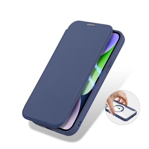 DUX DUCIS SKIN X PRO holster kompatibel mit MagSafe für IPHONE 15 Plus blau – Bild 8