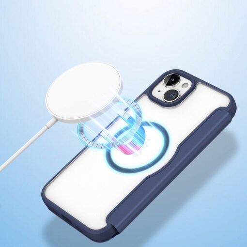DUX DUCIS SKIN X PRO holster kompatibel mit MagSafe für IPHONE 15 Plus blau – Bild 10