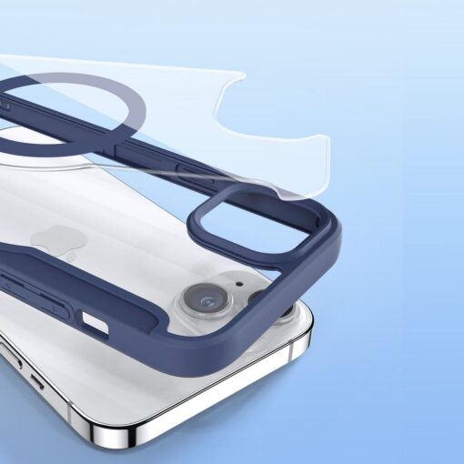 DUX DUCIS SKIN X PRO holster kompatibel mit MagSafe für IPHONE 15 Plus blau – Bild 13
