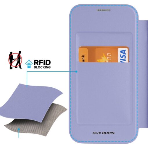 DUX DUCIS SKIN X PRO holster kompatibel mit MagSafe für IPHONE 15 Plus lila – Bild 5