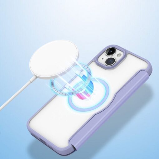 DUX DUCIS SKIN X PRO holster kompatibel mit MagSafe für IPHONE 15 Plus lila – Bild 9