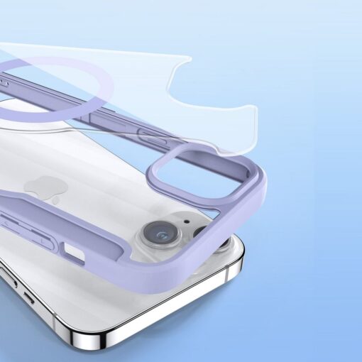DUX DUCIS SKIN X PRO holster kompatibel mit MagSafe für IPHONE 15 Plus lila – Bild 12