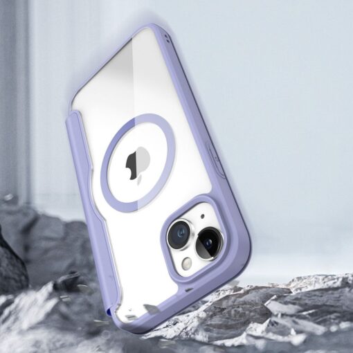 DUX DUCIS SKIN X PRO holster kompatibel mit MagSafe für IPHONE 15 Plus lila – Bild 13