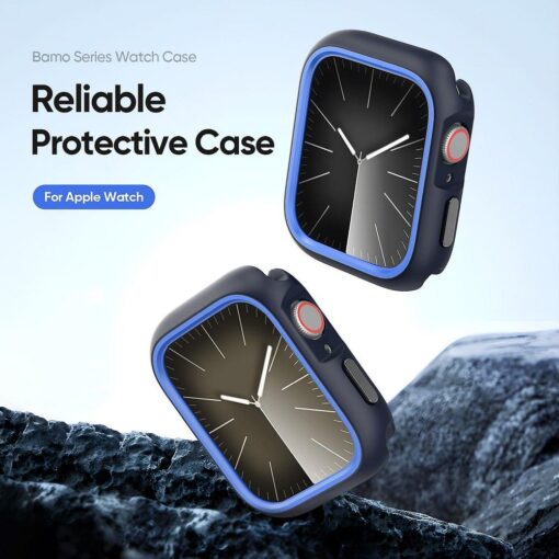DUX DUCIS BAMO Handyhülle für Apple Watch 7 / 8 / 9 45 mm schwarz und blau – Bild 3