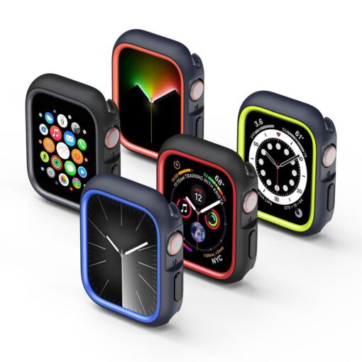 DUX DUCIS BAMO Handyhülle für Apple Watch 7 / 8 / 9 45 mm schwarz und blau – Bild 6