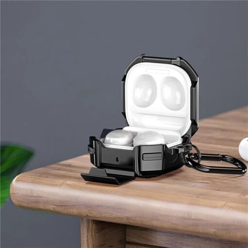 DUX DUCIS SECG Handyhülle für Samsung Galaxy Buds Live/Buds PRO/Buds2/Buds2 Pro schwarz – Bild 9