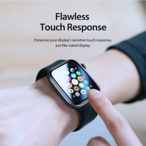 DUX DUCIS protector LCD PMMA with frame for Apple Watch 10 42 mm black – Bild 8
