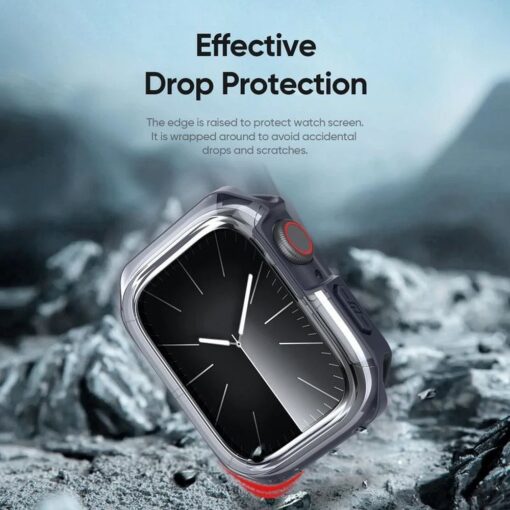 DUX DUCIS case TAMO for Apple Watch series 10 42 mm transparent with midnight – Bild 5