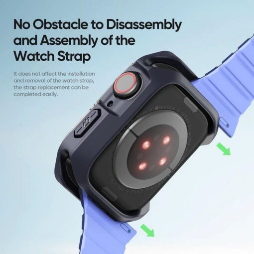 DUX DUCIS case TAMO for Apple Watch series 10 42 mm transparent with midnight – Bild 6