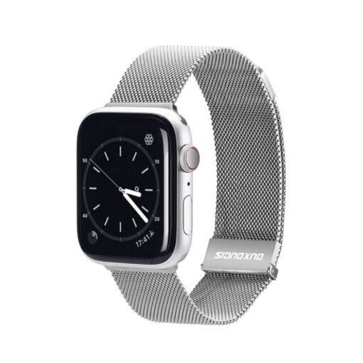 DUX DUCIS MILANESE magnetisches Armband aus Edelstahl für Apple Watch 38 / 40 / 41 mm silber