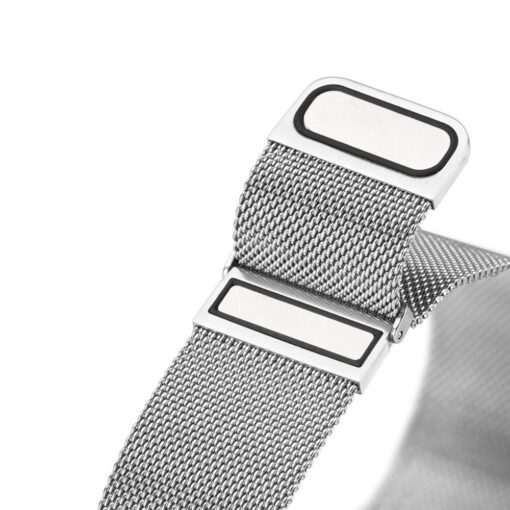 DUX DUCIS MILANESE magnetisches Armband aus Edelstahl für Apple Watch 38 / 40 / 41 mm silber – Bild 4