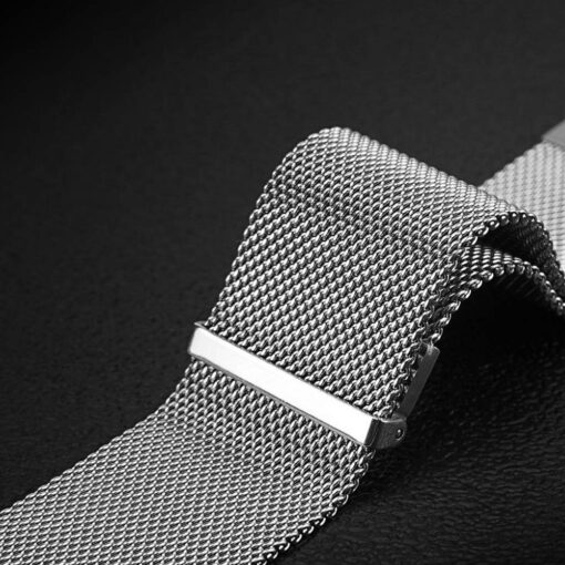DUX DUCIS MILANESE magnetisches Armband aus Edelstahl für Apple Watch 38 / 40 / 41 mm silber – Bild 6