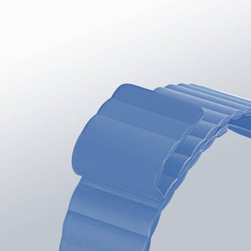 DUX DUCIS CHAIN magnetisches Silikon Armband für Apple Watch 42 / 44 / 45 mm blau – Bild 5