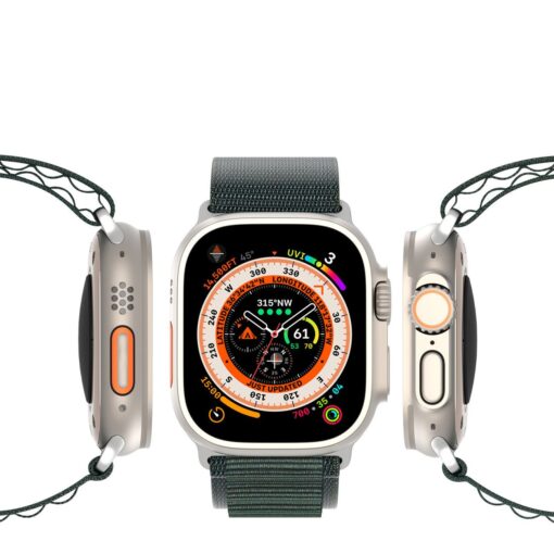 DUX DUCIS GS Nylon Armband für Apple Watch 38 / 40 / 41 mm grün – Bild 7