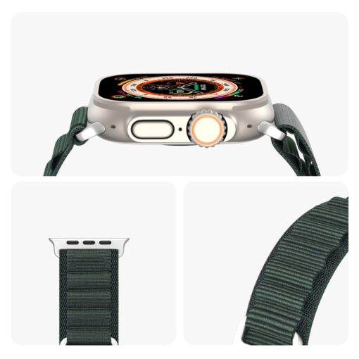 DUX DUCIS GS Nylon Armband für Apple Watch 38 / 40 / 41 mm grün – Bild 8