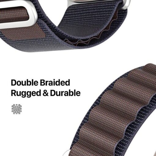 DUX DUCIS GS Nylon Armband für Apple Watch 42 / 44 / 45 / 49 mm indigo – Bild 5