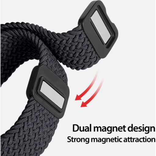 DUX DUCIS Armband MIXTURE PRO geflochten fur Samsung Watch 47 mm grau – Bild 5