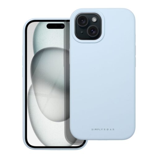 Roar Cloud-Skin Case - für iPhone 15 Hellblau