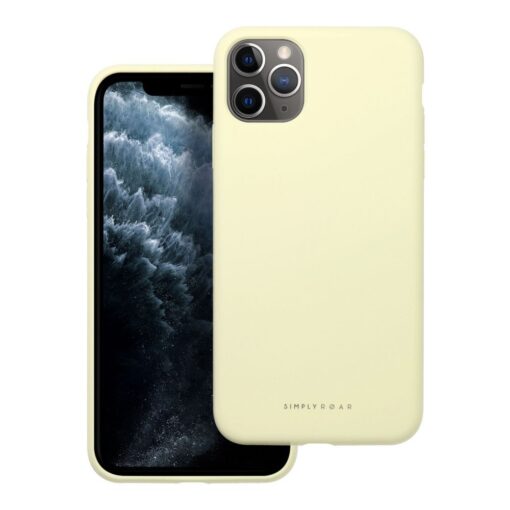Roar Cloud-Skin Case - für iPhone 11 Pro Max Hellgelb