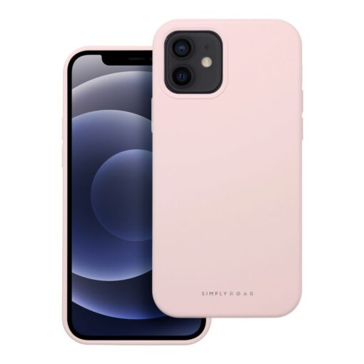 Roar Cloud-Skin Case - für iPhone 12 Hellrosa