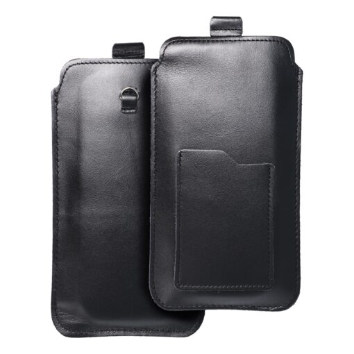 Leder-Universal-Slipper mit Pull-Up - ROYAL / schwarz - Größe 3XL - HUAWEI MATE 20X