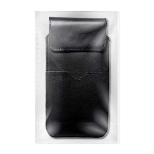 Universal-Slipper aus Leder mit Klappe - ROYAL / schwarz - Größe L - IPHONE 6 / 7 / 8 – Bild 9