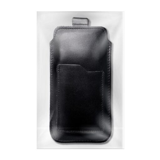 Universal-Slipper aus Leder mit Pull-up - ROYAL / schwarz - Größe M - IPHONE 5 / NOKIA S5610 / LUMIA 230 – Bild 8