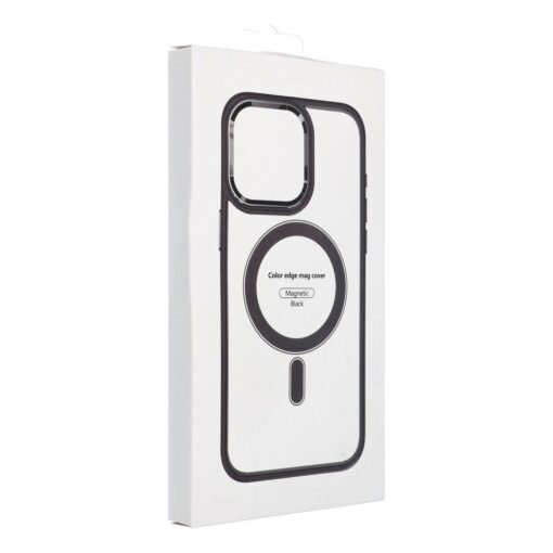 COLOR EDGE MAG COVER kompatibel mit MagSafe für IPHONE 15 Pro schwarz – Bild 7