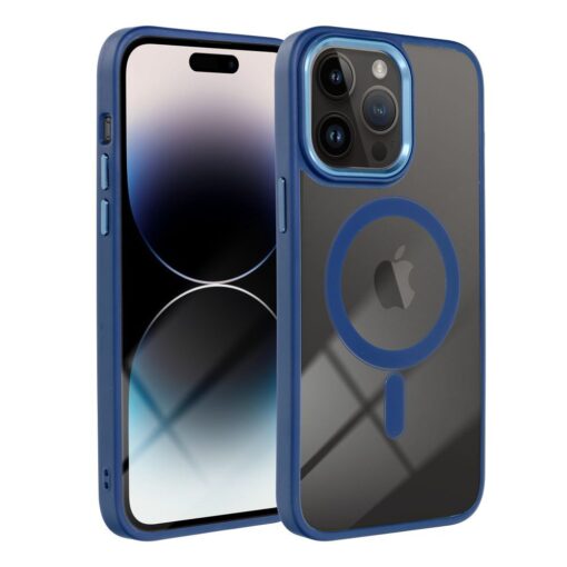 COLOR EDGE MAG COVER kompatibel mit MagSafe für IPHONE 11 Pro Max blau – Bild 3