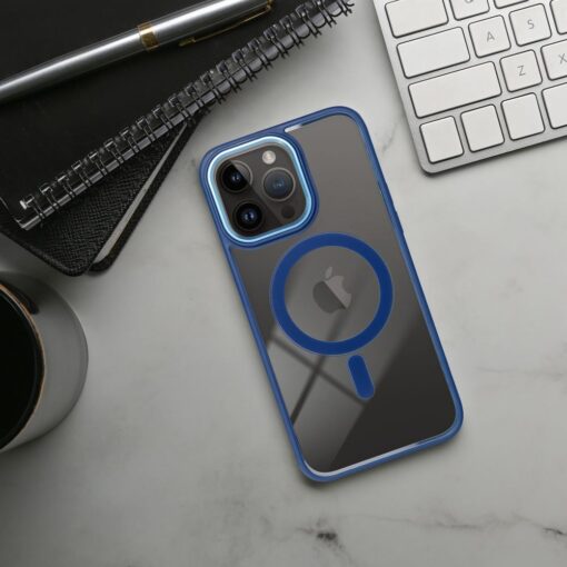 COLOR EDGE MAG COVER kompatibel mit MagSafe für IPHONE 11 Pro Max blau – Bild 6