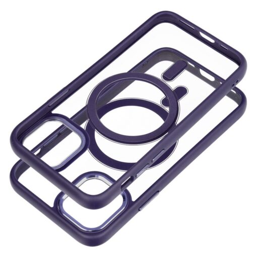 COLOR EDGE MAG COVER case compatible with MagSafe for IPHONE 11 Pro deep purple – Bild 3