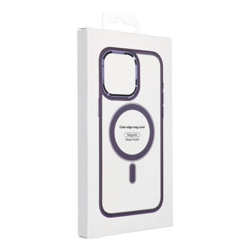 COLOR EDGE MAG COVER case compatible with MagSafe for IPHONE 11 deep purple – Bild 7