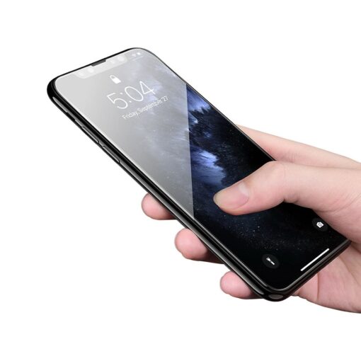 HOCO HD 5D Guardian Gehärtetes Glas Schild (SET 10in1) - für iPhone Xr / 11 schwarz (G14) – Bild 4