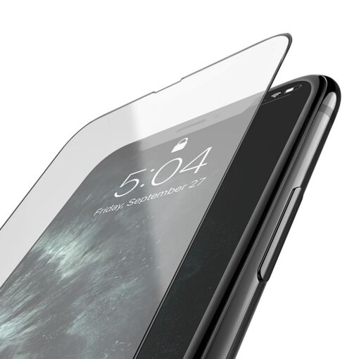 HOCO HD 5D Guardian Gehärtetes Glas Schild (SET 10in1) - für iPhone Xr / 11 schwarz (G14) – Bild 5