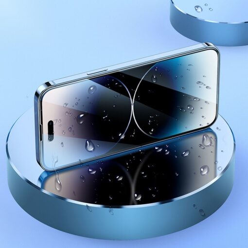 HOCO HD 5D Guardian Gehärtetes Glas Schutzschild (SET 10in1) - für iPhone 14 Pro schwarz (G14) – Bild 7