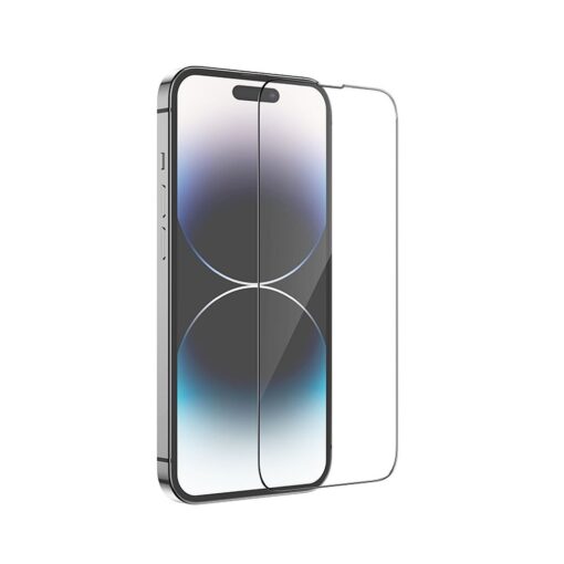 HOCO HD 5D Guardian Gehärtetes Glas Schild (SET 10in1) - für iPhone 14 Pro Max schwarz (G14)