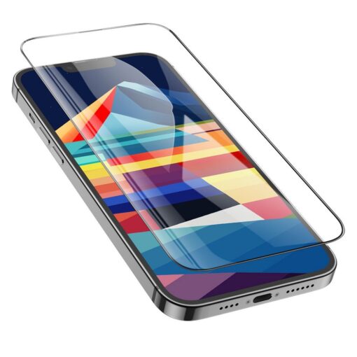 HOCO HD 5D Guardian Gehärtetes Glas Schild (SET 10in1) - für iPhone 15 Plus / 16 Plus schwarz (G14) – Bild 5