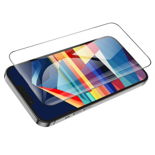 HOCO HD 5D Guardian Gehärtetes Glas Schild (SET 10in1) - für iPhone 15 Plus / 16 Plus schwarz (G14) – Bild 6
