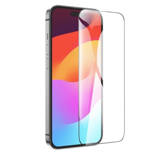 HOCO HD 5D Guardian gehärtetes Glas (SET 10in1) - für iPhone 15 Pro schwarz (G14)
