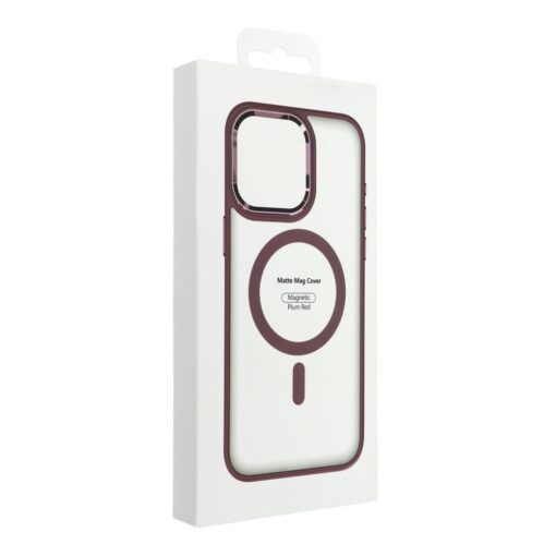 MATTE MAG COVER kompatibel mit MagSafe für IPHONE 15 Pro rot – Bild 7