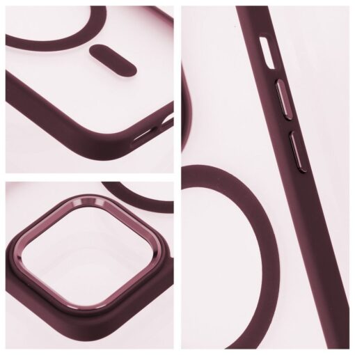 MATTE MAG COVER kompatibel mit MagSafe für IPHONE 15 Pro Max rot – Bild 6