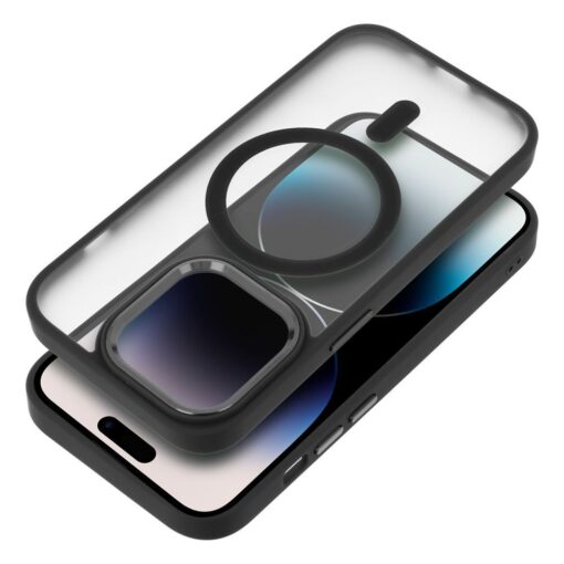 MATTE MAG COVER Handyhülle kompatibel mit MagSafe für IPHONE 15 Plus schwarz – Bild 3
