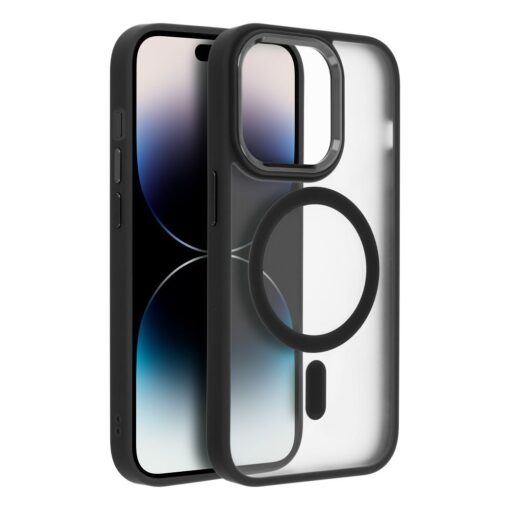 MATTE MAG COVER Handyhülle kompatibel mit MagSafe für IPHONE 15 Plus schwarz – Bild 4