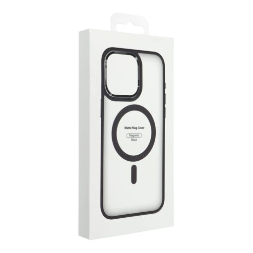 MATTE MAG COVER Handyhülle kompatibel mit MagSafe für IPHONE 15 Plus schwarz – Bild 7