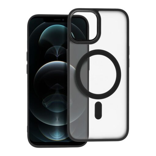 MATTE MAG COVER kompatibel mit MagSafe für IPHONE 12 Pro Max schwarz