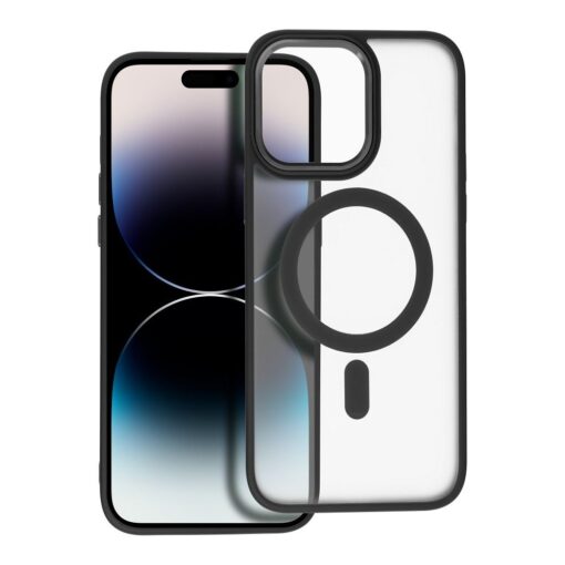 MATTE MAG COVER kompatibel mit MagSafe für IPHONE 14 Pro Max schwarz